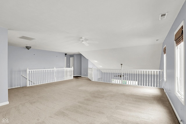 4810 Crystal River Ct, Indianapolis, IN 46240 - unfurnished room with ceiling fan and carpet flooring