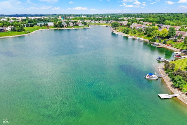 4810 Crystal River Ct, Indianapolis, IN 46240 - bird's eye view of a nearby body of water