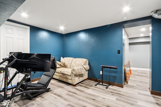 2928 Mounds Rd, Anderson, IN 46016 - office with wood finished floors and recessed lighting