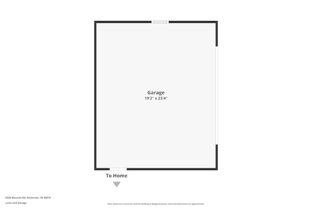 2928 Mounds Rd, Anderson, IN 46016 - view of floor plan / room layout
