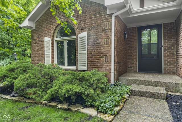 8310 Fall Creek Rd, Indianapolis, IN 46256 - view of exterior entry with brick siding