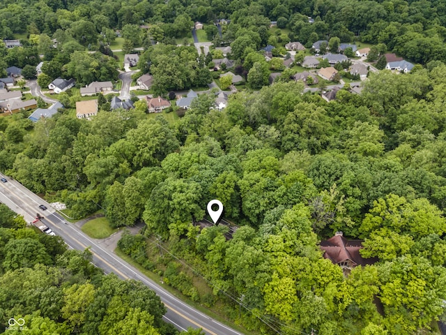 8310 Fall Creek Rd, Indianapolis, IN 46256 - aerial view of a heavily wooded area