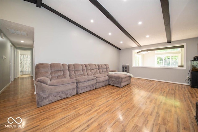 640 Shady Creek Ct, Greenwood, IN 46142 - living area featuring wood finished floors, baseboards, and recessed lighting