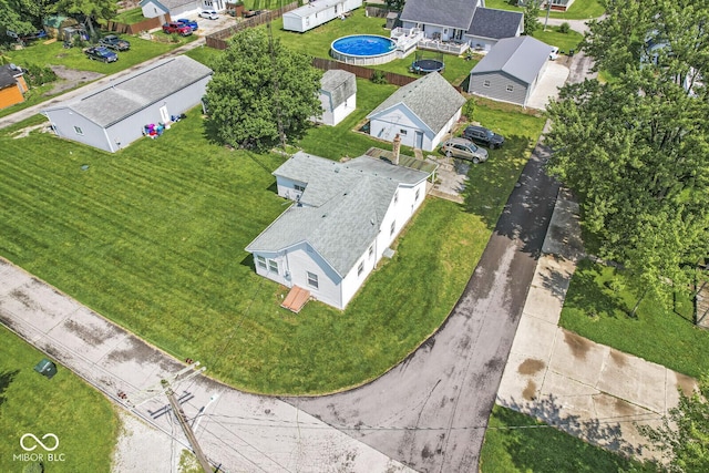 9290 Vine St, Manilla, IN 46150 - aerial perspective of suburban area