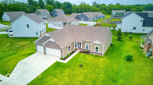 59 Manchester Dr, Trafalgar, IN 46181 - aerial view of residential area