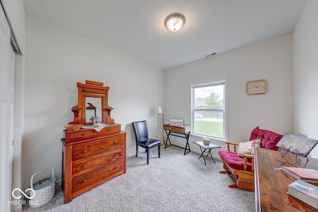 59 Manchester Dr, Trafalgar, IN 46181 - sitting room with carpet floors and baseboards