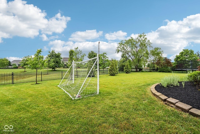 1345 Lewiston Dr, Westfield, IN 46074 - view of yard featuring an area for soccer