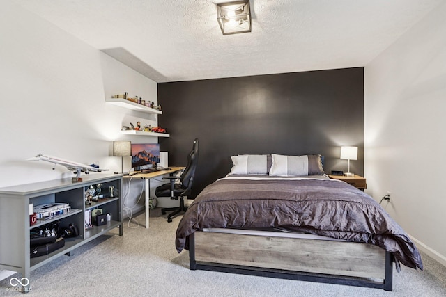 1345 Lewiston Dr, Westfield, IN 46074 - bedroom featuring carpet floors and a textured ceiling