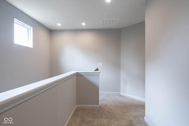 14110 Bay Willow Dr, Fishers, IN 46037 - corridor featuring an upstairs landing, carpet, and recessed lighting