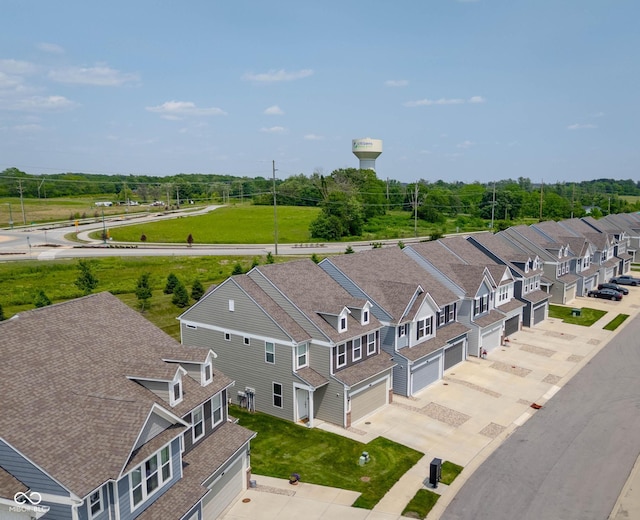 14110 Bay Willow Dr, Fishers, IN 46037 - aerial perspective of suburban area featuring a tree filled landscape
