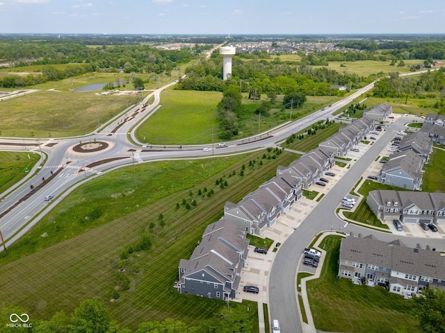14110 Bay Willow Dr, Fishers, IN 46037 - aerial view of property's location with a large body of water and nearby suburban area