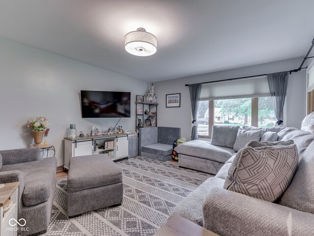 1504 Mcclure Rd, Columbus, IN 47201 - living room with light wood-style flooring