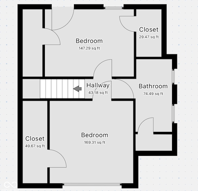4709 E New York St, Indianapolis, IN 46201 - floor plan / room layout