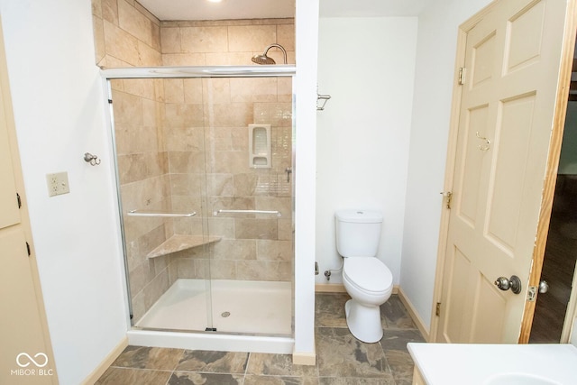 5530 Shawnee Trail S Drive, Indianapolis, IN 46220 - full bath with a stall shower and vanity