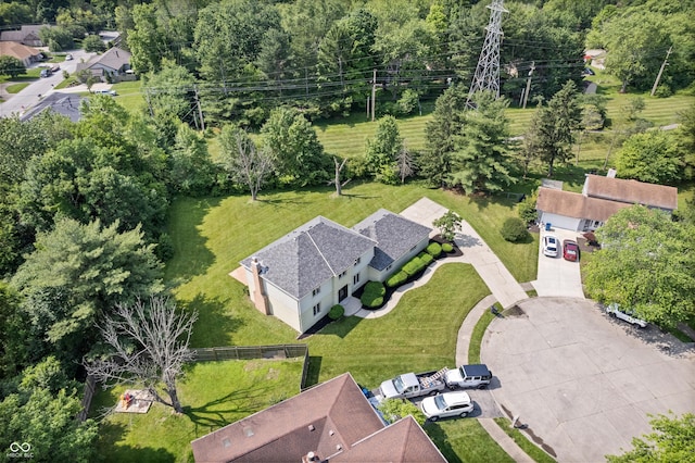 9205 Selkirk Ct, Indianapolis, IN 46260 - bird's eye view