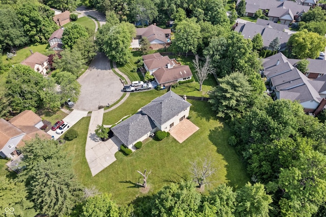 9205 Selkirk Ct, Indianapolis, IN 46260 - aerial view of property and surrounding area with nearby suburban area