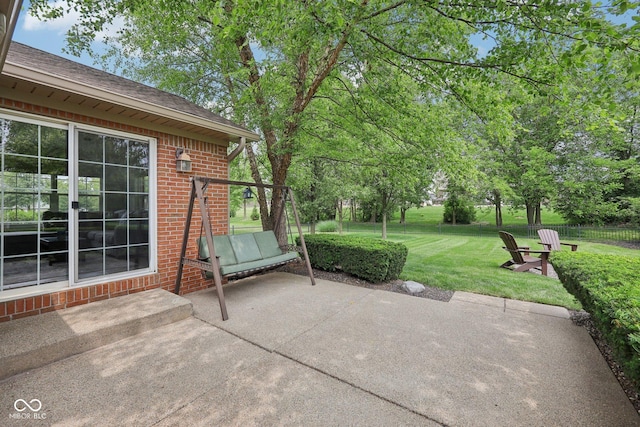 3571 S Cedar Creek Ln, New Palestine, IN 46163 - view of patio / terrace