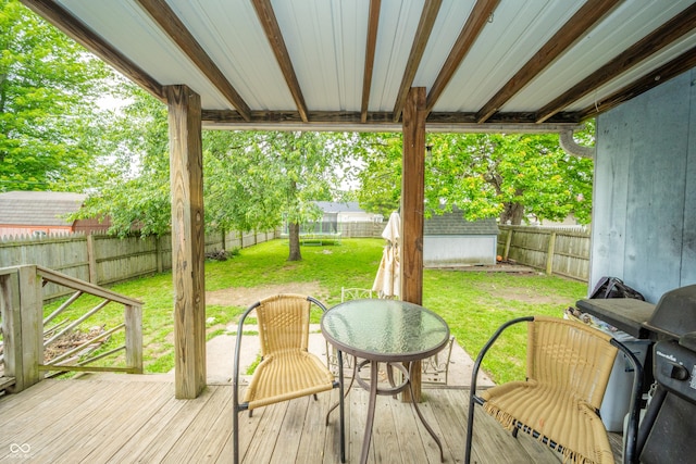 450 Columbia Ave, Tipton, IN 46072 - view of wooden terrace