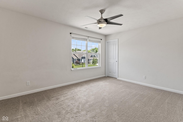 10112 Gallop Ln, Fishers, IN 46040 - empty room with carpet and ceiling fan