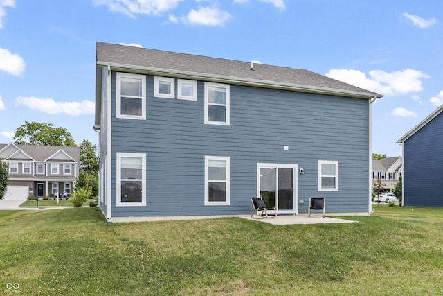 10112 Gallop Ln, Fishers, IN 46040 - back of house with a yard and a patio