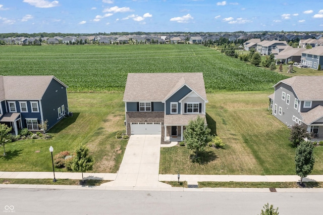 10112 Gallop Ln, Fishers, IN 46040 - aerial perspective of suburban area