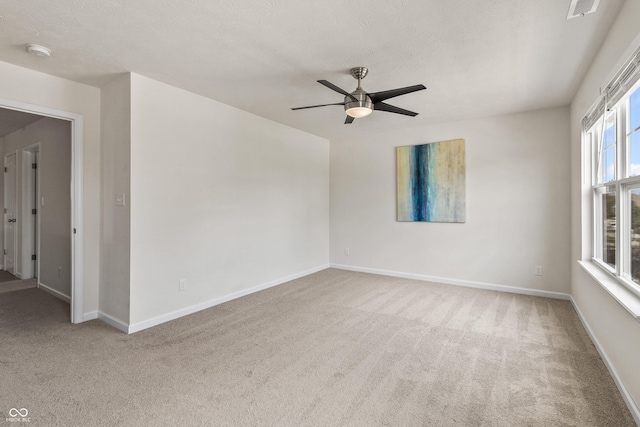 10112 Gallop Ln, Fishers, IN 46040 - carpeted spare room with a smoke detector and a ceiling fan