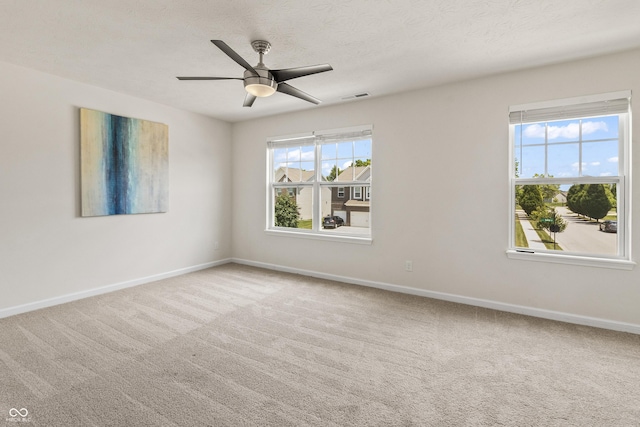 10112 Gallop Ln, Fishers, IN 46040 - carpeted spare room with baseboards and a ceiling fan