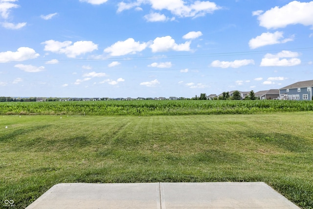 10112 Gallop Ln, Fishers, IN 46040 - view of green lawn featuring a view of countryside and agricultural plots