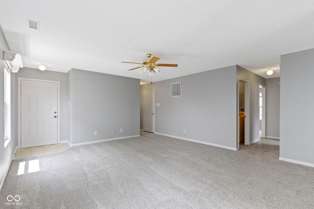 3423 Summer Breeze Cir, Indianapolis, IN 46239 - unfurnished room featuring light colored carpet and ceiling fan