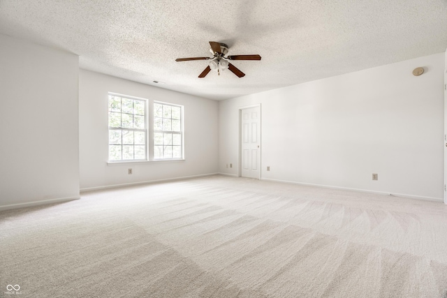 10216 Hatherley Way, Fishers, IN 46037 - unfurnished room with ceiling fan, a textured ceiling, and light colored carpet