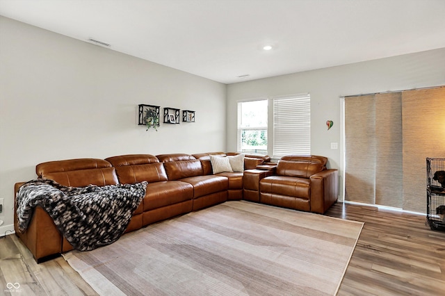 741 Scarsdale Ln, Danville, IN 46122 - living area with light wood-type flooring and recessed lighting