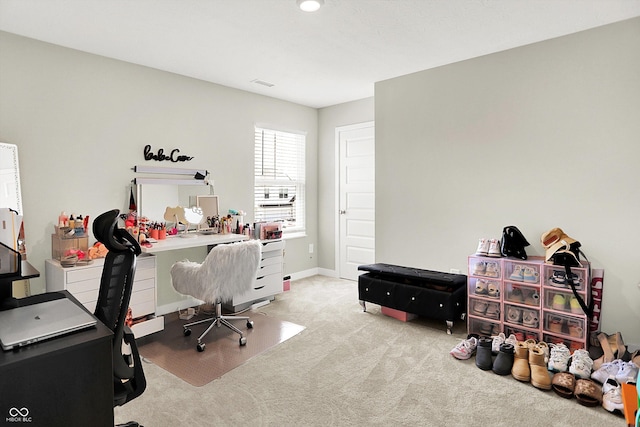 741 Scarsdale Ln, Danville, IN 46122 - home office featuring carpet and baseboards