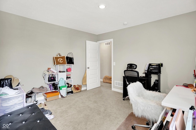 741 Scarsdale Ln, Danville, IN 46122 - office area with carpet and baseboards