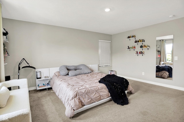 741 Scarsdale Ln, Danville, IN 46122 - carpeted bedroom with baseboards and recessed lighting