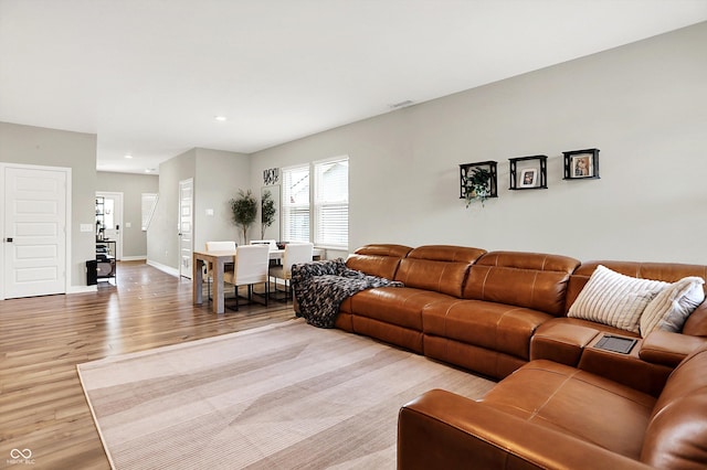 741 Scarsdale Ln, Danville, IN 46122 - living room with light wood-type flooring and recessed lighting