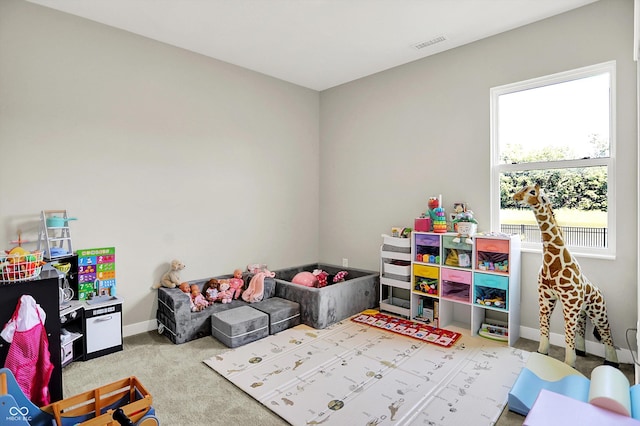 741 Scarsdale Ln, Danville, IN 46122 - game room with baseboards and carpet floors