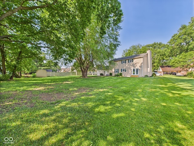 2126 Tartan Rd, Anderson, IN 46012 - view of yard with a shed