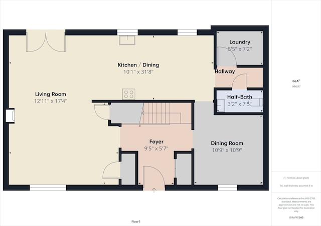 2126 Tartan Rd, Anderson, IN 46012 - view of home floor plan