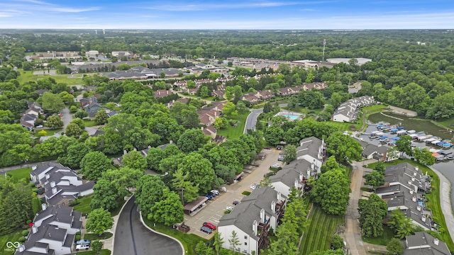 8176 Shorewalk Dr Unit C, Indianapolis, IN 46236 - aerial view of property's location with nearby suburban area