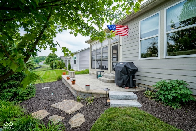 16209 Natures Way, Westfield, IN 46074 - view of patio / terrace with a grill