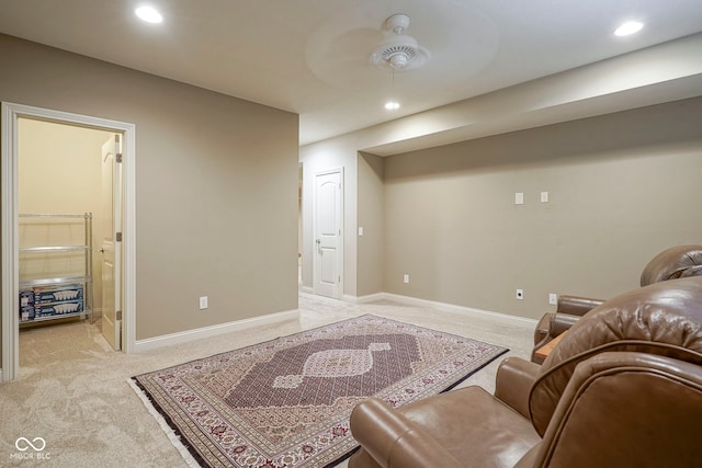16209 Natures Way, Westfield, IN 46074 - living room with light carpet and recessed lighting