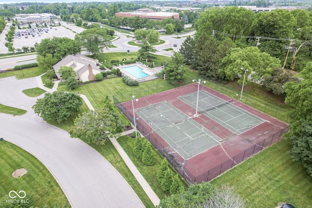 1044 Timber Creek Dr Unit 2, Carmel, IN 46032 - aerial view of a pool area
