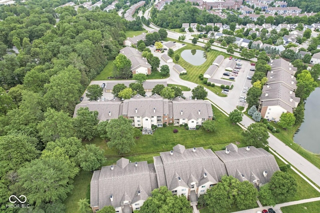 1044 Timber Creek Dr Unit 2, Carmel, IN 46032 - aerial overview of property's location featuring nearby suburban area and a nearby body of water