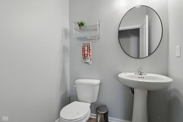 3613 Lehigh Ave, Westfield, IN 46074 - bathroom with toilet and baseboards