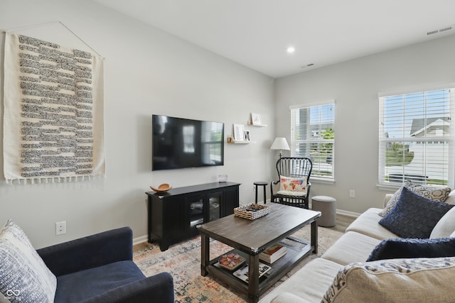 3613 Lehigh Ave, Westfield, IN 46074 - living area featuring recessed lighting and light wood-style floors