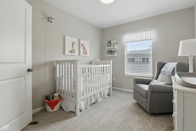 3613 Lehigh Ave, Westfield, IN 46074 - carpeted bedroom featuring a nursery area and baseboards