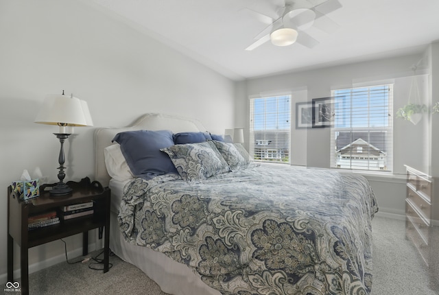 3613 Lehigh Ave, Westfield, IN 46074 - bedroom with carpet and ceiling fan