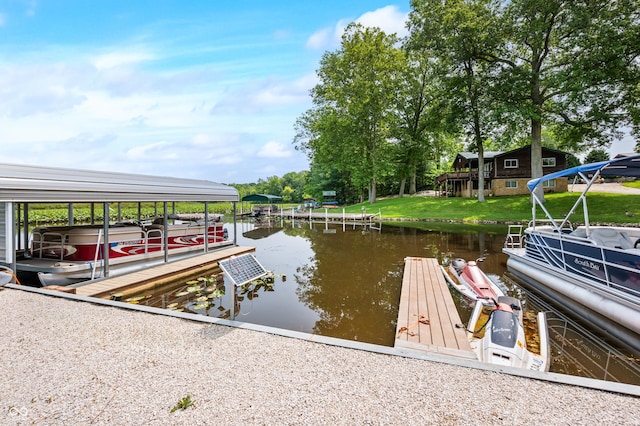 5800 S Shore Dr, Nashville, IN 47448 - dock area with a water view