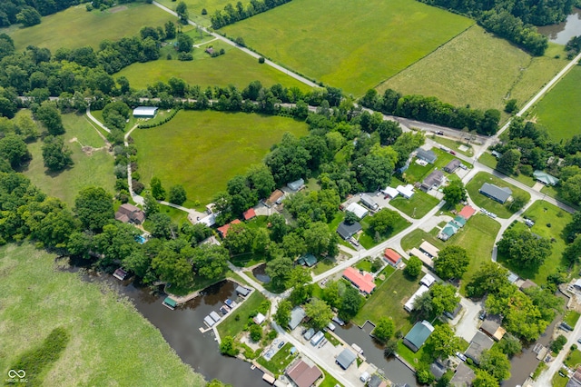 5800 S Shore Dr, Nashville, IN 47448 - aerial view of property's location featuring rural landscape