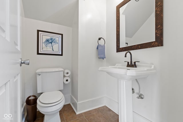 4813 E 11th St, Indianapolis, IN 46201 - bathroom with toilet and tile patterned floors
